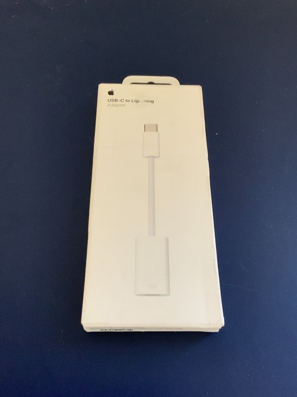 Apple USB-C to Lightning Adapter, Model# MUQX3AM/A Part# A2868 - Sealed gallery