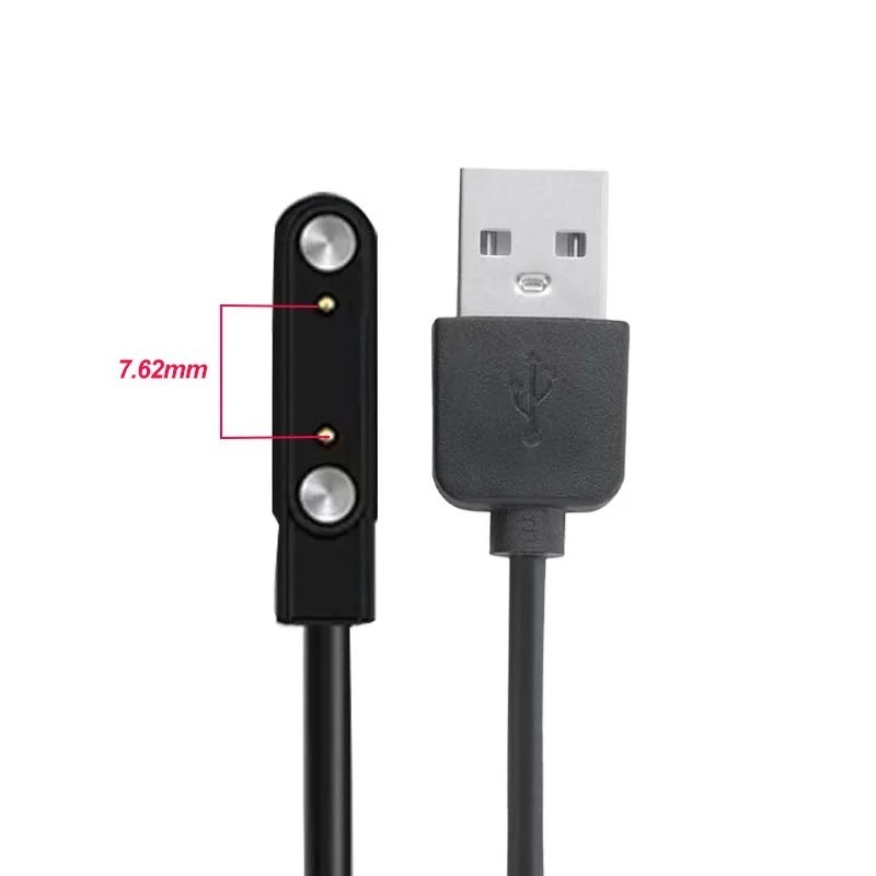 2 Pin 4 Pin Smartwatch Charger Dock USB Charging Cable Cord for Kids Adult Wat gallery