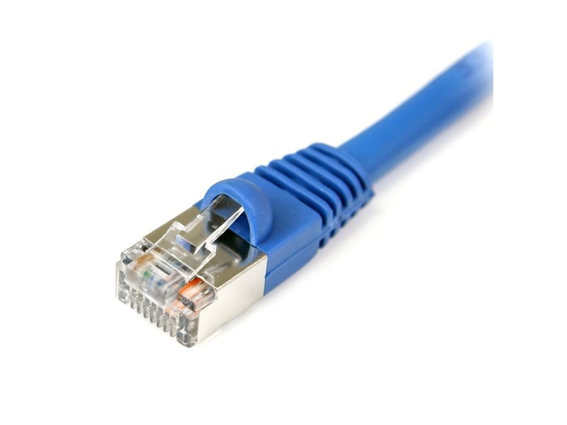 10ft Blue Shielded Cat5e Patch Cable gallery