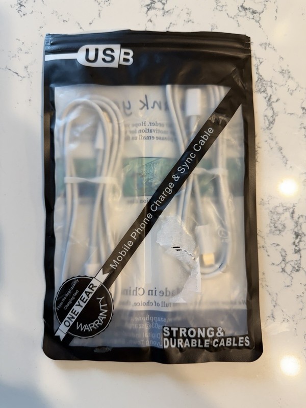 Apfen 3ft 2-Pack Charging Cable for Lightning Devices, MFi-Certified