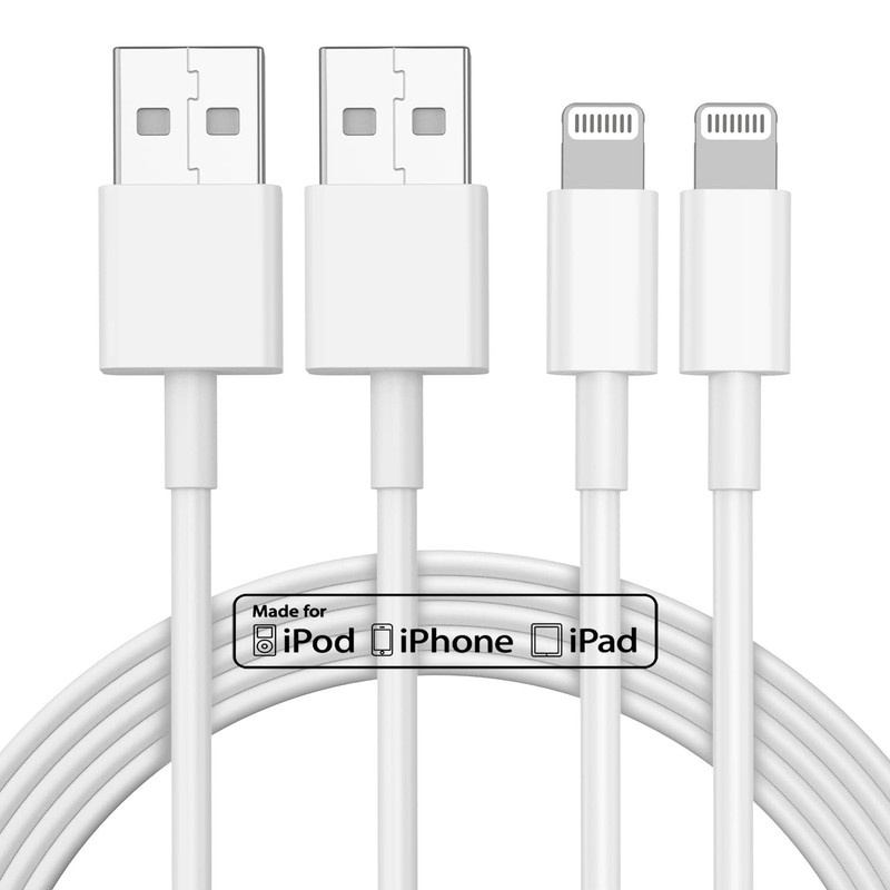 2pack 3ft iPhone Charger, [Apple MFi Certified] iPhone Charger Cord 3 ft, App…