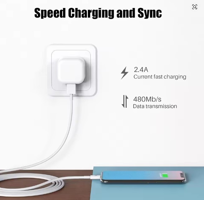 3x 6FT 2M 8Pin USB Data Sync Charging Charger Cable For iPhone 7 8 X 11 12 13 14 gallery