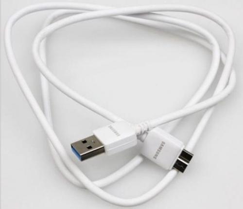 2 X Original OEM Samsung Galaxy Note3 S5 White USB 3.0 Data Sync Cable Charger gallery