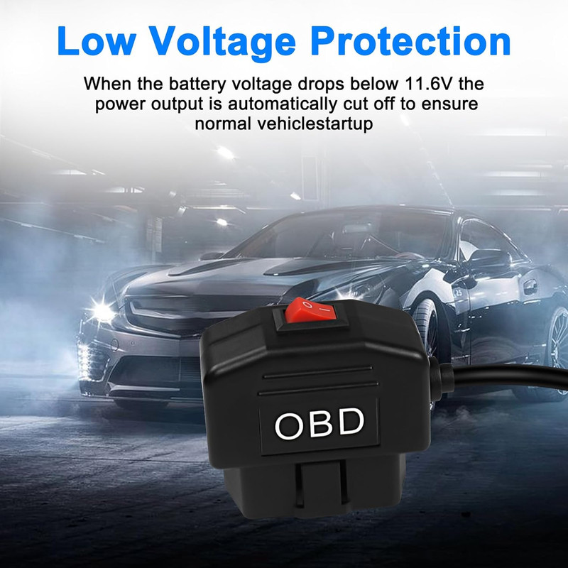 OBD Power Cable for Dash Camera Type C OBD2 Power Cable Adapter Hardwire Charger gallery