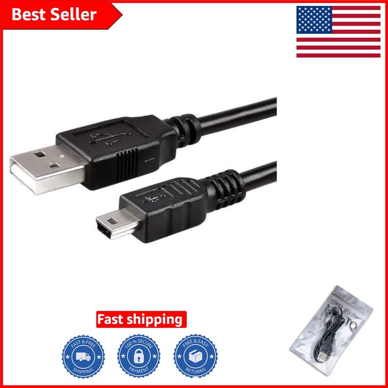 3FT Braided USB 2.0 Data Sync Cable for Fast Transfers – Compatible with Seagate