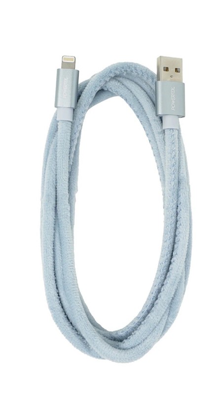 PowerTek Glitter 6ft Aqua iPhone To USB Charger New gallery