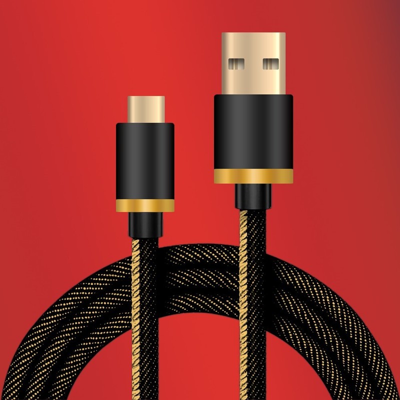 High Speed Type C Male to 2.0 Fast Charging Cable Cord for OnePlus 8 5G UW Phone