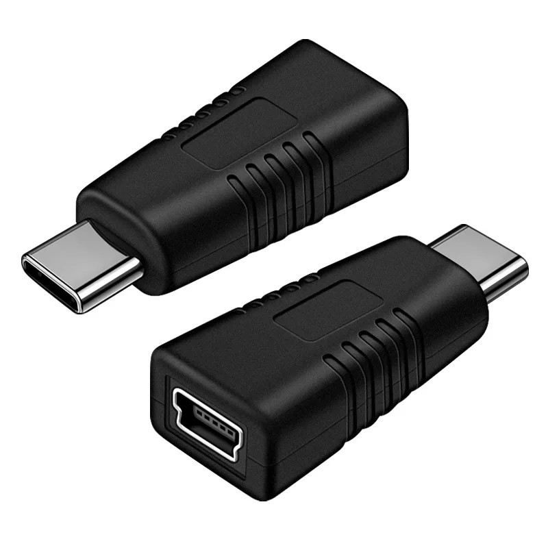Mini USB to Type C Adapter 5 Pin Male Mini USB to Female USB Type C Data Transfe gallery