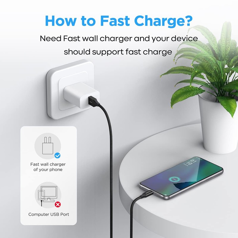 etguuds USB C Cable [20ft/6m], 1-Pack, Long USB-A 2.0 to USB-C Cable, Fast Ch... gallery