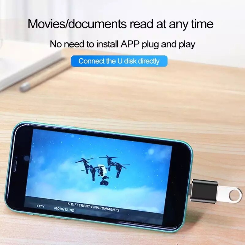 Adapter Converter Data SD Card U Disk Short famale USB for Camera gallery