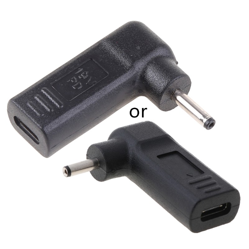 Laptop USB Type C Female to 3.0×1.1mm for Dc Power Adapter Plug Converter for As