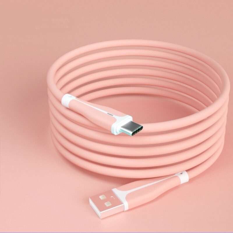 Soft Silicone USB to Type-C Cable for Mobile Phones with Type-C Port gallery