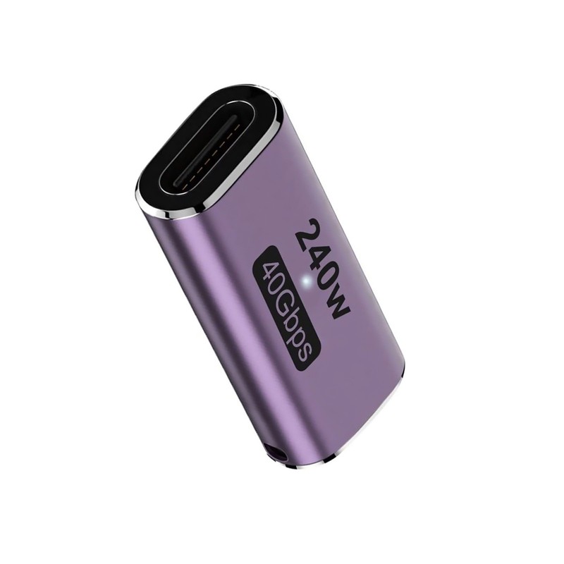 New USB 4.0 Type-C Female To Female Adapter Connector Coupler 240W 40Gbps 8K gallery