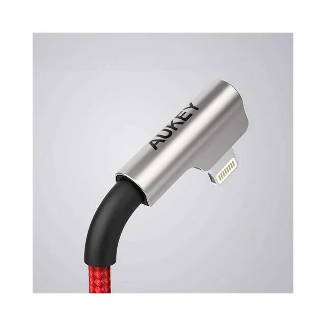 Aukey CB-AL01 USB To Data Cable 2M*2 Black & Red Braided Cable 2 Pack gallery