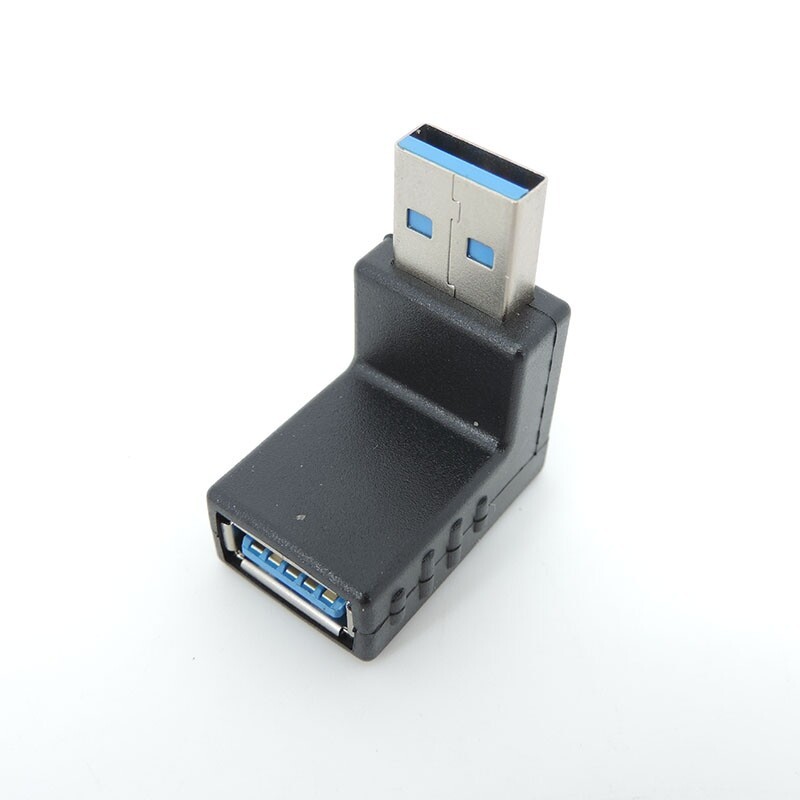USB 3.0 A Male to Female Connector converter plug Angle Coupler For Laptop PC gallery