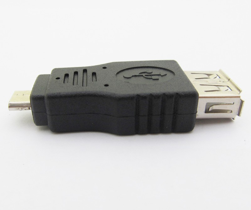 5pcs USB A Type Female to Micro-B Male Plug OTG Adapter Connector gallery