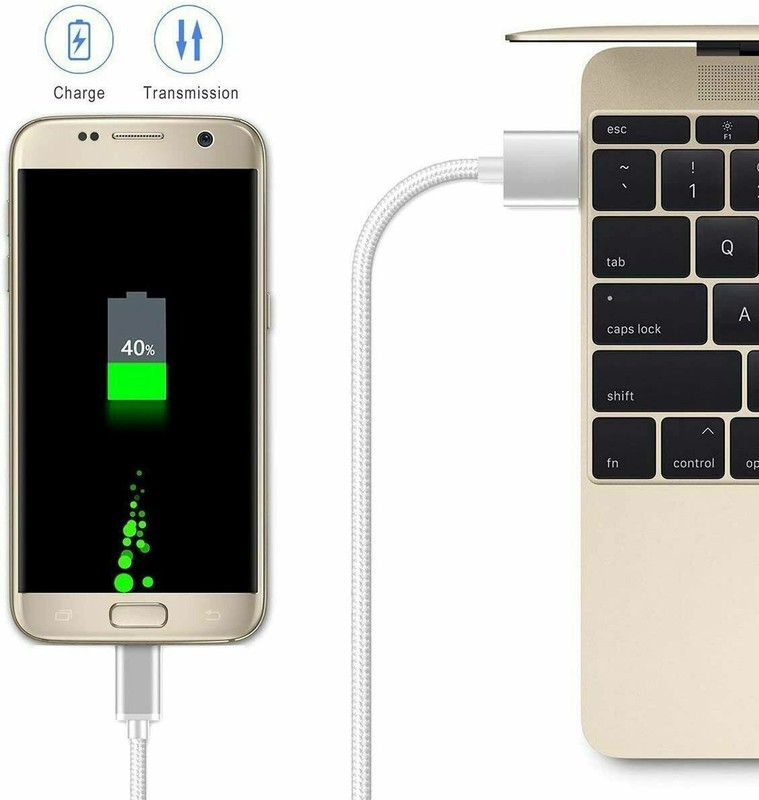 Micro USB Fast Charger Data Sync Cable Braided Cord For Samsung Android 3 6 10ft gallery