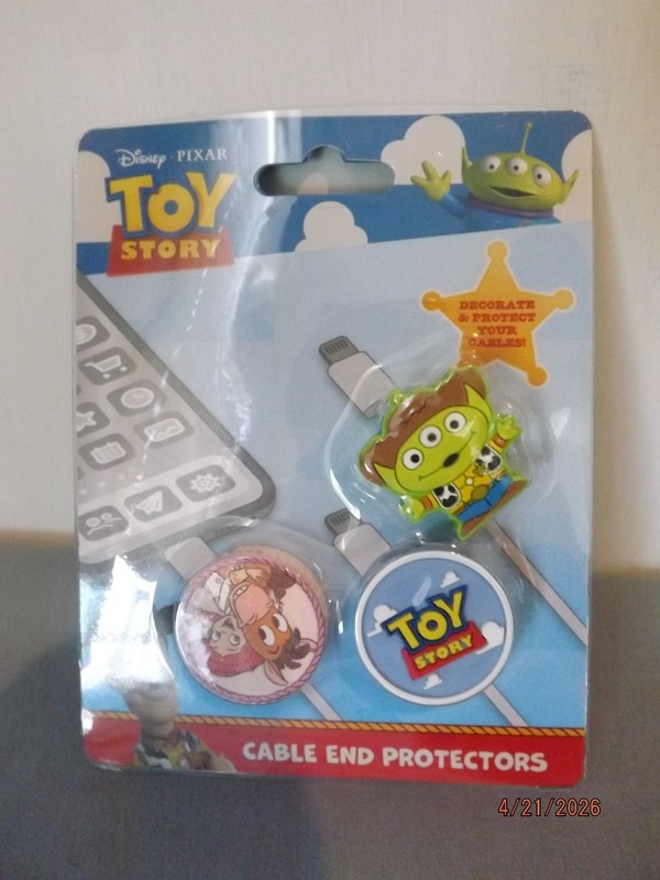 Disney Pixar Toy Story Cable End Protectors NEW