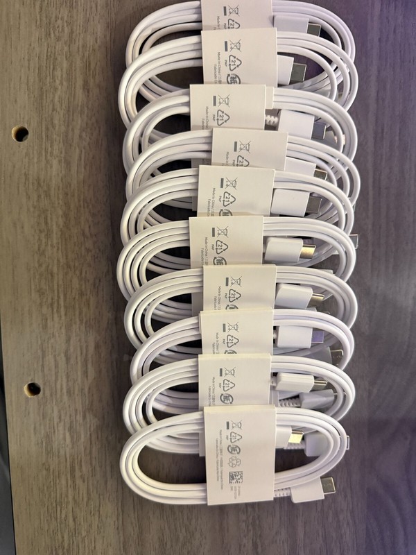 Pack of 10 OEM Samsung USB-C to USB-C Fast Charging Cable Cord