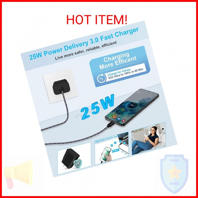 Super Fast Charger Type C for Samsung Galaxy A36 A56 A17 A16 5G A15 A14 A55 A54 gallery