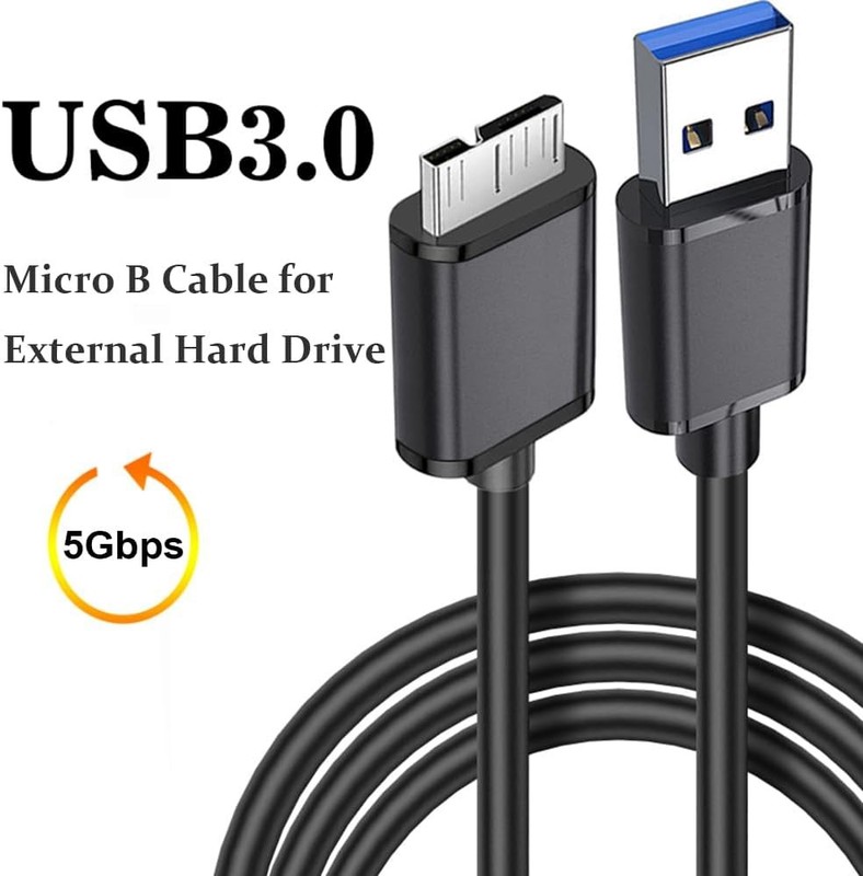 Micro USB 3.0 Cable High Speed Data SYNC For HDD External Hard Drive LOT gallery