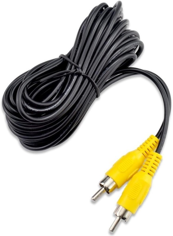 Braided 3M RCA Audio/Video Cable - Male to Male with Yellow Boot for Easy Setup gallery