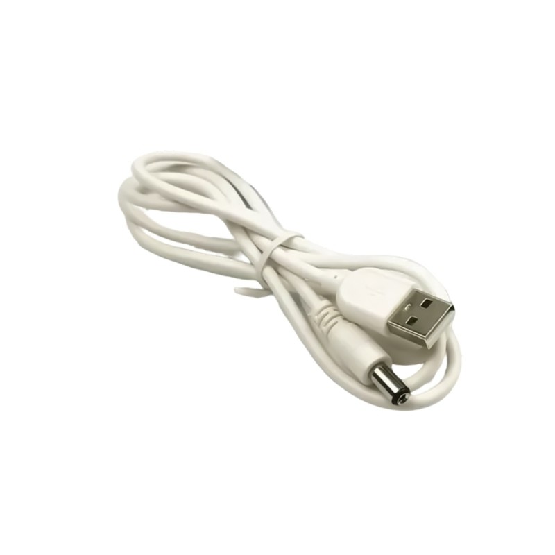 User Friendly USB to DC5521 Power Cable USB Male to 5.5mmx2.1mm Male for Fan Toy