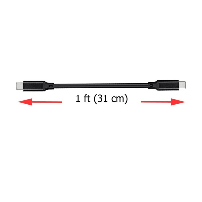 For Galaxy Z Flip7/FE - 1ft Short USB-C Cable PD Fast Charge Cord Power Wire gallery