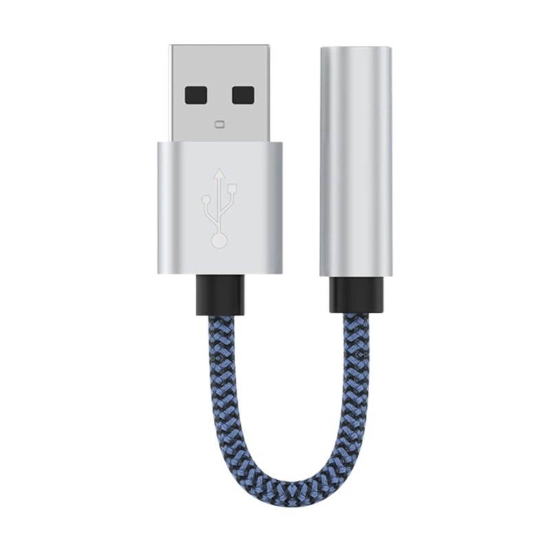 USB to 3.5mm Sound Adapter Stereo Cord Headphone Female Car Auxiliary Cable gallery