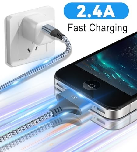 30 Pin to USB C Adapter Ipod Charger Nylon Braided Fast Charging Data Cord Next gallery