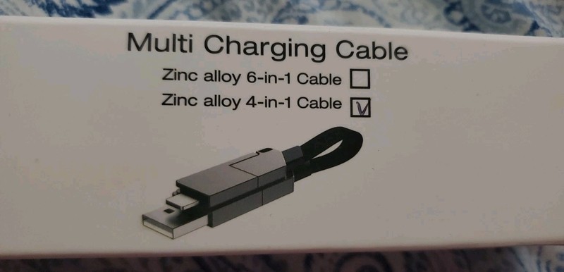 4-in-1 Zinc Alloy 65W Fast Charging Cable: USB-A to USB-C & Lightening to USB-C gallery
