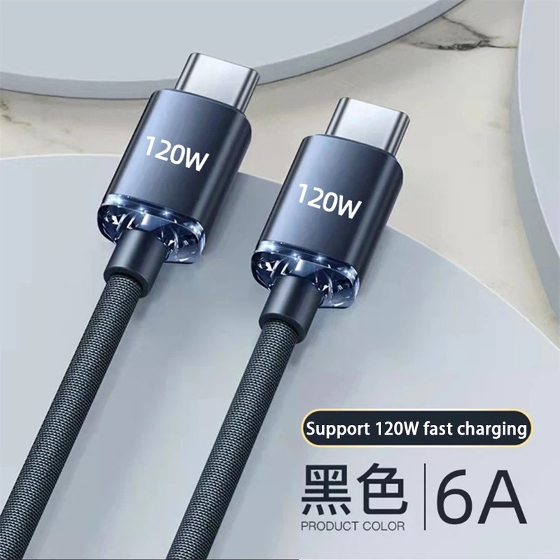 120W USB Type C Cable Type C to Type C Fast Charging Cord USB C Quick Charge Pho gallery