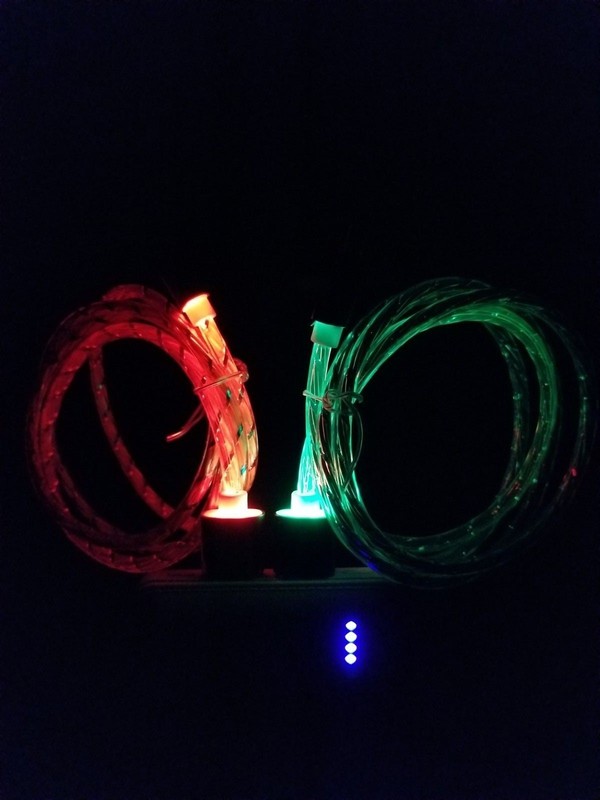 LED light-up Micro to USB Charger Cable Data Sync for Andriod Samsung LG HTC gallery