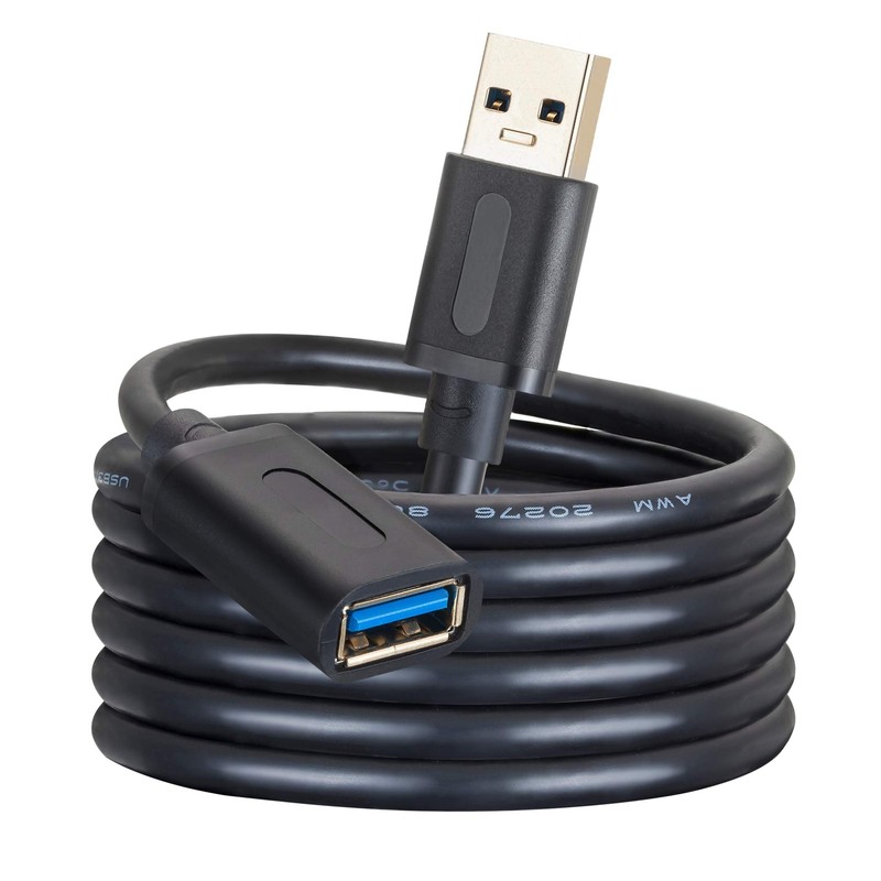 20Ft USB 3.0 Male to Female Extension Cable for Printers Keyboards Game Console