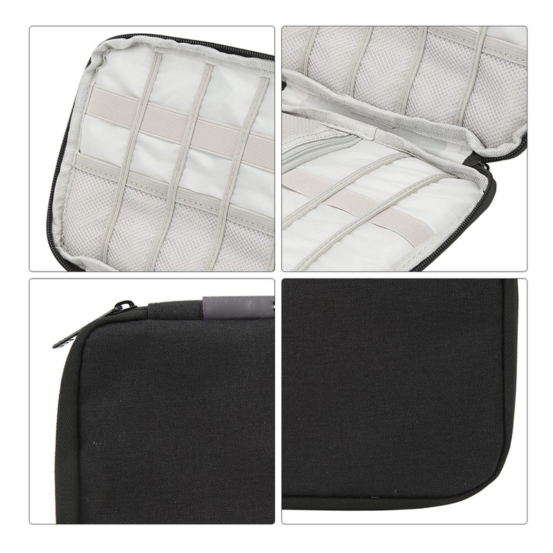 Electronics Organizer Data Cable Charger Collector Multi Functional Bag Cabl BT0 gallery