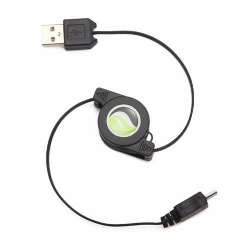 RETRACTABLE MICRO USB CABLE CHARGER CORD SYNC POWER WIRE BLACK For CELL PHONES gallery