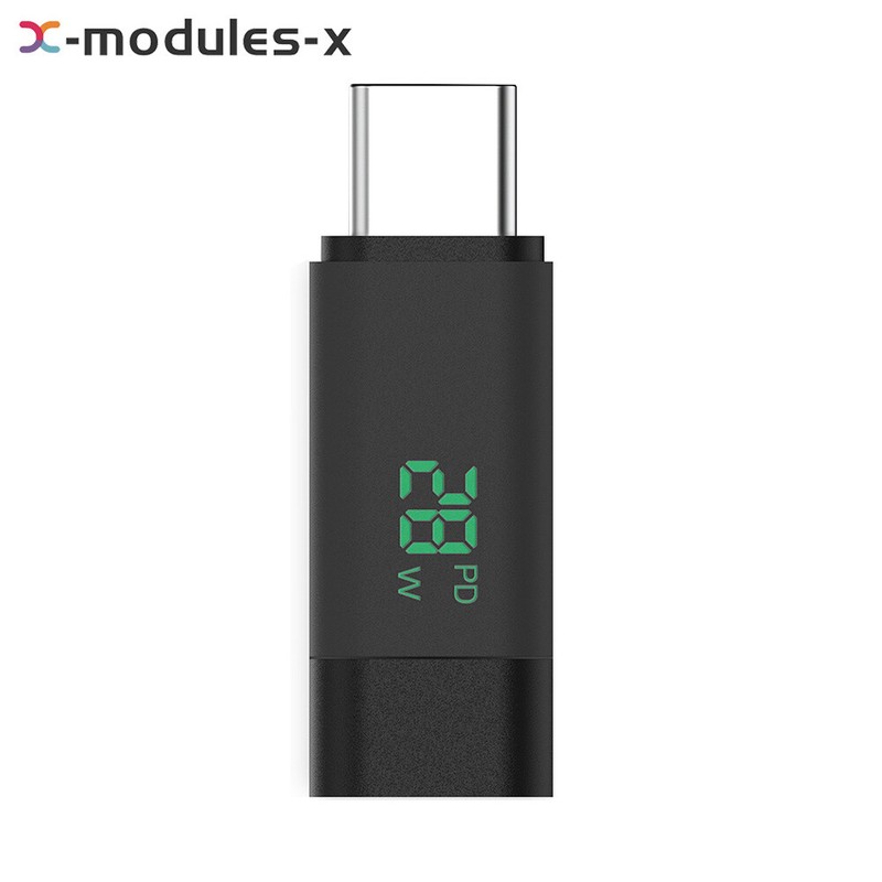 99W Power Digital Display Type-C Male to Female Adapter Fast Charging Power gallery