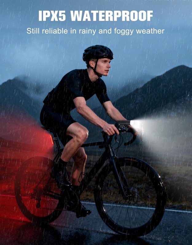 Bike Lights, 1200 Lumen USB Rechargeable LED Bike Light Set, Super ... Fast Ship gallery