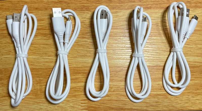 Brand New 1pc SILICONE charging USB Cable android iPhone 15/16/17 White color