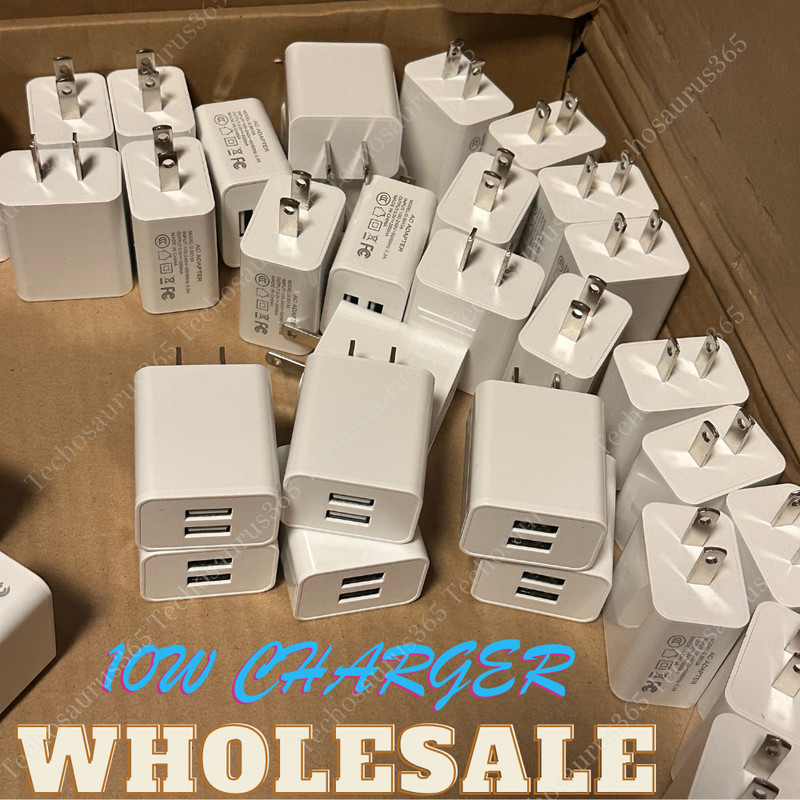 Bulk Lot 5V 2A USB Port Wall Charger Fast Power Adapter Block For iPhone Android