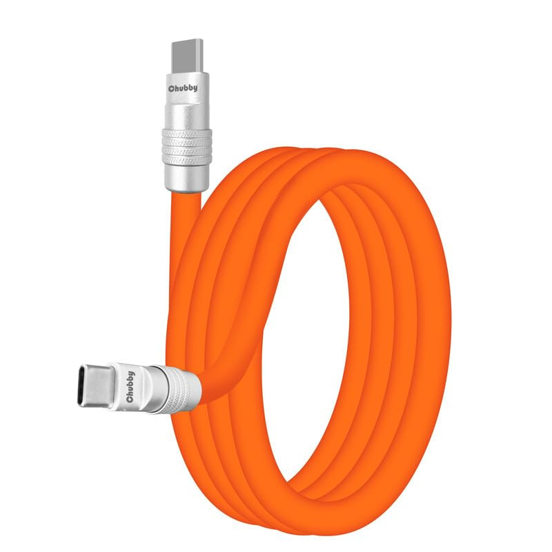 Chubby 2.0 Fast Charging Cable Durable Soft Silicone USB C Cable 240W Extra Thic