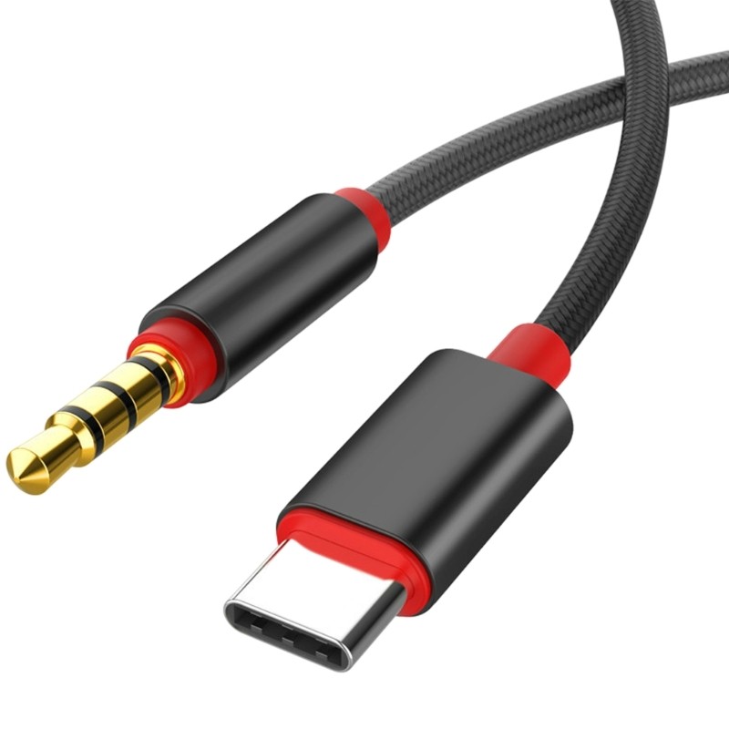 USB C to 3.5mm Sound Cable Headphone Male Cord Car Auxiliary Cable Type C Cord gallery