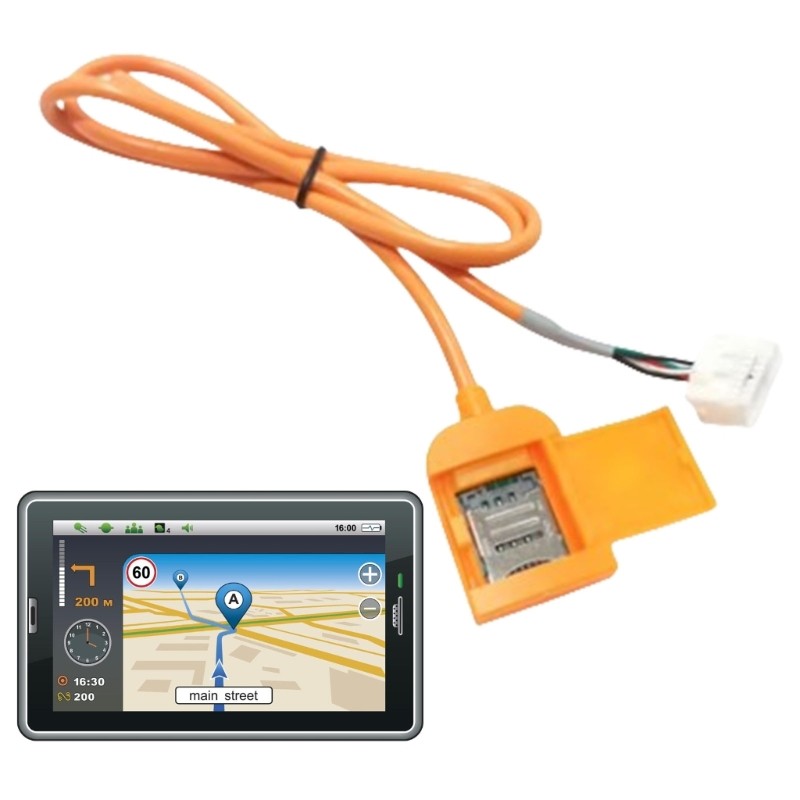 Large Screen Navigation Cable with Card Slot High Speed Internet for Androids gallery