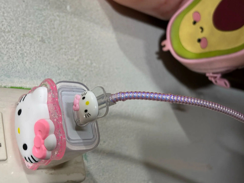 Hello Kitty Charger Data Cable Case Protector and Winding Kit for Apple Adapter gallery