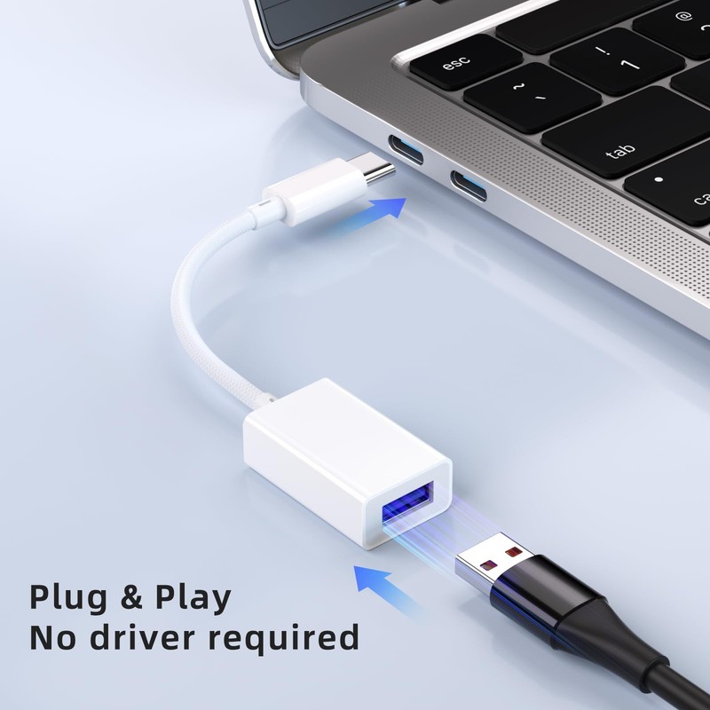 2 Pack USB-C to USB 3.0 Adapter Type-C Male to USB-A Female OTG Converter gallery