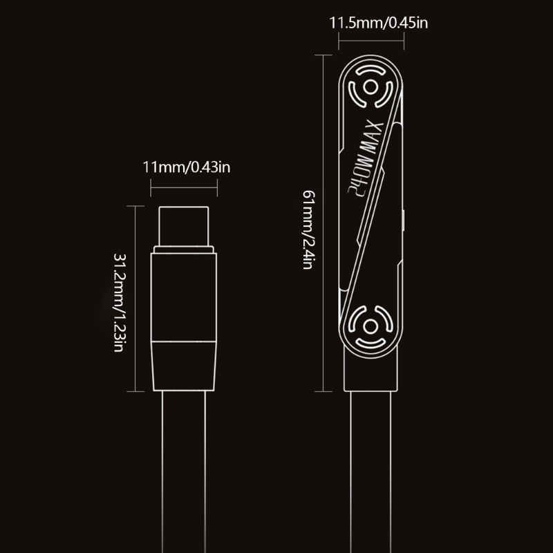 Premium Braided USB C Cable 1.5m Length Supports 240W Rapid Power Delivery gallery