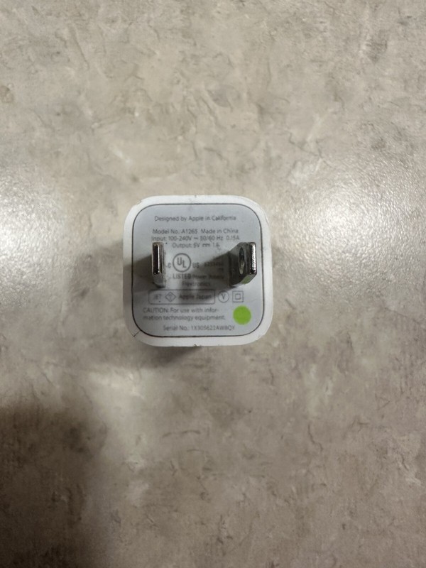 Apple Wall Charger USB Model NO: A1265 gallery