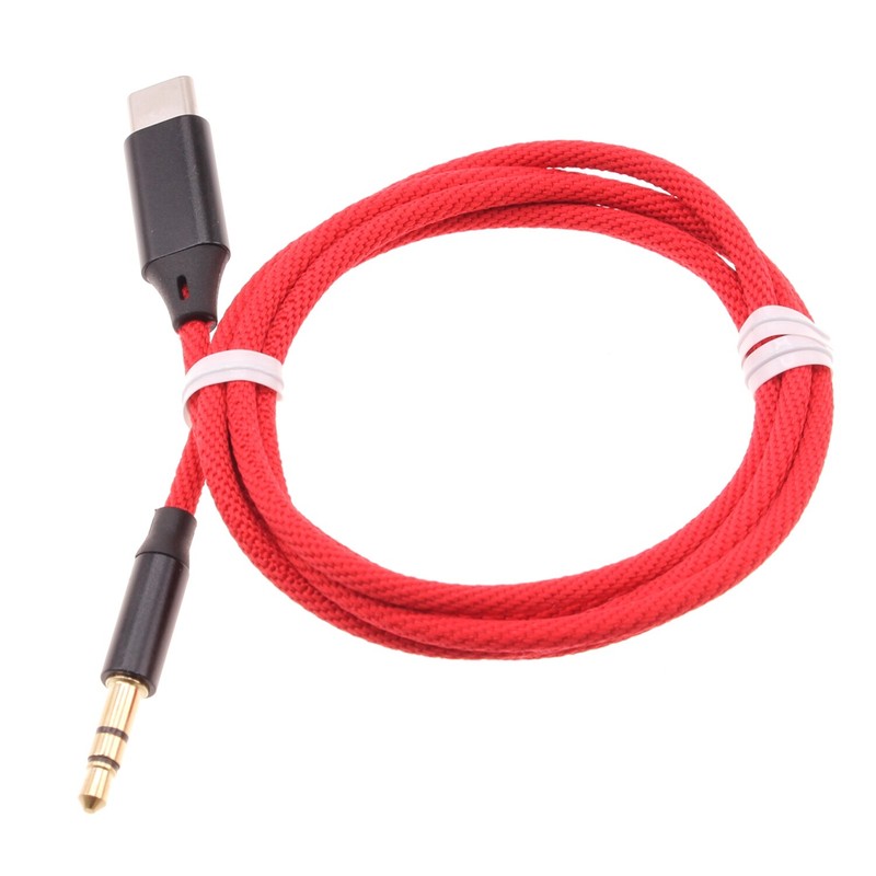 For Galaxy A32/A33/A34/A35/A36 – USB-C to 3.5mm Aux Cable Audio Cord Car Stereo