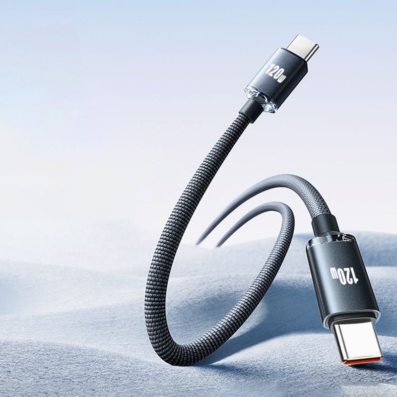 USB-C to USB-C Ultra-Fast Charging Cable (Braided) Dual Type-C 0.25m 1m 1.5m 2m gallery