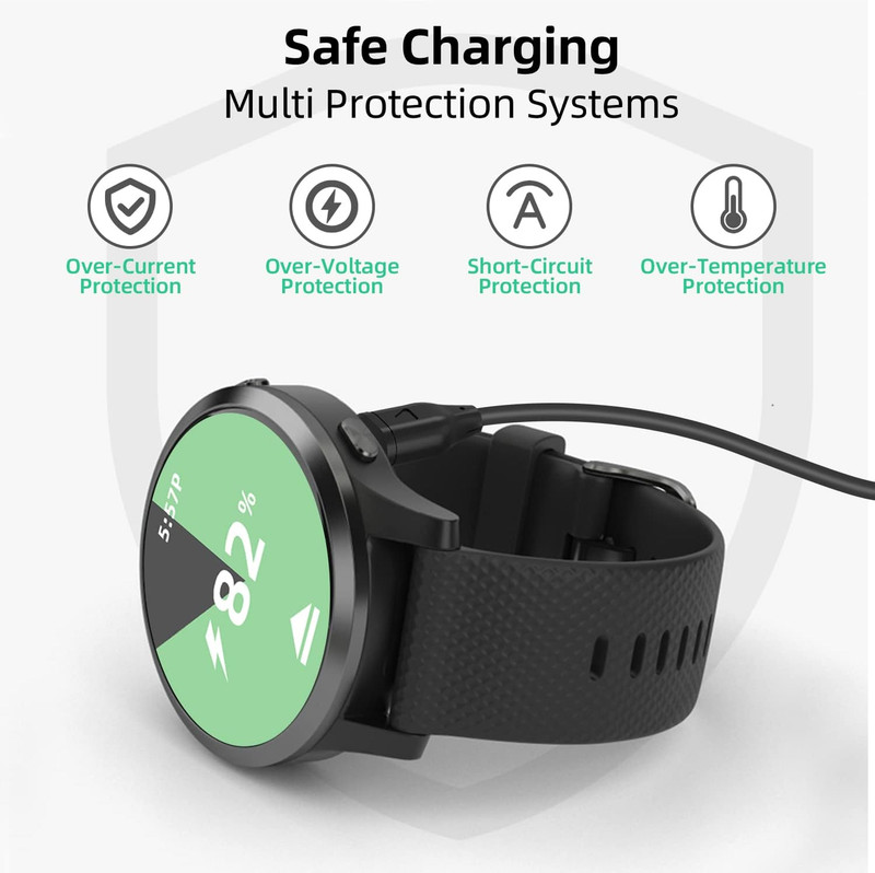 USB C Charger Compatible with Garmin Watch Charger, Data Sync Charging Cable for gallery